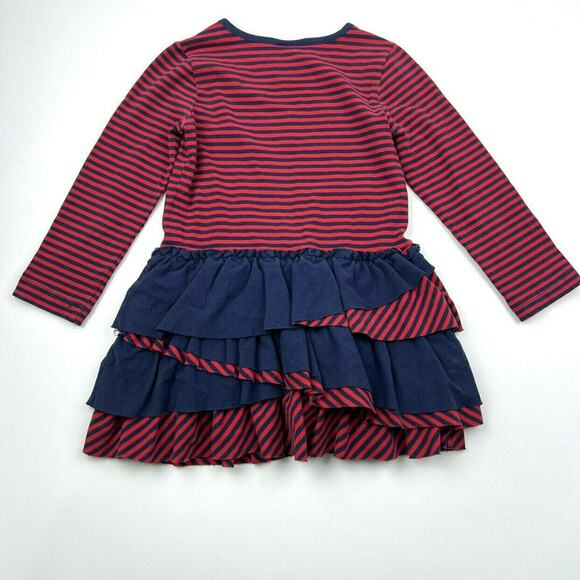 Hanna Andersson Striped Tiered Dress - Picture 6 of 7